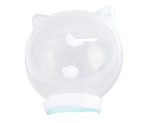 Generic Gatito Encantador Casco Estilo Astronauta Cubierta Bucal Protector Eficaz Bozal de Aseo para Gatos para un Flujo de Aire óptimo y Visión sin Obstáculos para Dueños de Mascotas Plástico