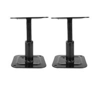 Generic Gato de Soporte de Piso Ajustable, Acero Resistente, Apto para Mini Poste de Gato de Tornillo para RV, Barco, Sótanos, Porche, Cubierta, Hogar, 2 Piezas para Pequeñas Operaciones de Elevación