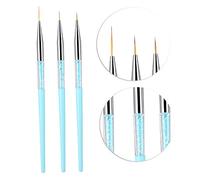 Generic Gel de Artesanía Fina Laca de Uñas, Cepillo de Revestimiento de Uñas, No Es Fácil de Caer para la Tienda de Salón de Casa (BLUE)