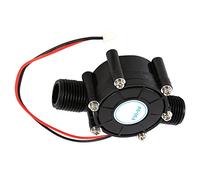 Generic Generador de Turbina de Agua de Alta Potencia de 10 W Herramienta de Carga Hidroeléctrica Eficiente DC 5 V para Teléfono Móvil Luces LED Plástico Negro 1 Pieza (5V)