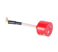 Generic Generic 5.8Ghz 3dBi Antena de Alta Ganancia para FPV Racing Drone Rojo Material ABS 1pc RHCP Antena Direccional 5.8G para FPV Drone Transmisor Receptor (#3) (#1)