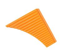 Generic Generic Flauta de Pan Llave en C Duradera con Bolsa de Transporte para Adultos Principiantes Niños ABS 18 Tubos para Personal Docente (Blanco crema) (ORANGE)