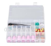 Generic Generic Juego de Boquillas de Soldadura TIG, Diversos Accesorios de Soldadura, 40 Piezas para Antorcha WP9 20 25, Material Cerámico de Cobre, para Varios Proyectos de