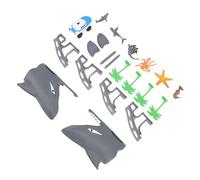 Generic Generic Juego de Pista Flexible con Tema Oceánico Que Mejora el Pensamiento Lógico para Niños Pequeños, Juguete de Pistas de Carreras para Entrenamiento Práctico, Juguetes de Plástico para