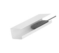 Generic Gestión de Cables de la Oficina, Reduzca la Sostenibilidad del Desorden bajo el Organizador de Cable de Escritorio, Punch PVC Simple Instalación para de Computadora para Office (White)
