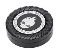 Generic Giroscopio con la Yema del Dedo, Juguete Giratorio de Metal Antiestrés para la Eternidad, Compacto y Portátil (Black)