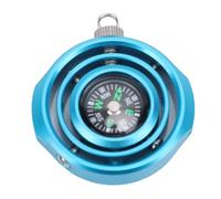 Generic Giroscopio de Metal con Punta de Dedo, Juguete Giratorio Duradero para Aliviar el Estrés, para Oficina, Viajes, Trabajo, Hogar, 1,65x0,47x1,85 Pulgadas (Blue)