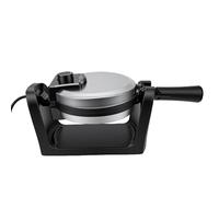 Generic Gofrera Antiadherente de 1000W con Bloqueo Automático para Desayunos Familiares Aluminio y Cerámica de Gran Capacidad (Enchufe de la UE)