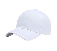 Generic Gorras de béisbol para mujeres y niñas, gorras de béisbol para correr, entrenamiento y actividades al aire libre, gorras de béisbol de nueve colas, blanco, Talla única