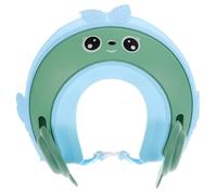 Generic Gorro de Ducha Ajustable para Bebés y 0-18 Años, Protector para Lavar el Cabello Tapones Oídos, Color Azul Joya, y Seguro para Baño y Corte de Pelo