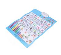 Generic Gráfico de Pared del Alfabeto Electrónico, Cartel Educativo Interactivo para Niños, Sonido de Doble Cara, Juguete de Aprendizaje ABC con Material de PVC, Decoración Preescolar para el Aula y