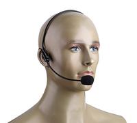 Generic Guía de enchufe de 3,5 mm para conferencias, auriculares de discurso, micrófono, micrófono montado en la cabeza, amplificador de voz ligero para profesores