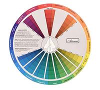 Generic Guía de Mezcla de Pintura para Rueda de Colores de Tatuajes para Selección de Pigmentos de Uñas, Tamaño de Tarjeta de 9,1", Referencia para Arreglos Florales