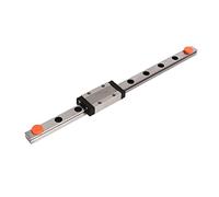 Generic Guía de Riel Lineal Deslizador de Acero MGN9H de Alta Precisión de 200 Mm para Impresora 3D CNC para Diapositivas de Puertas Corredizas