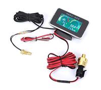 generic Guías de Temperatura Digital del Refrigerante DC 9V-36V 4-in-1 Voltímetro LCD Voltímetro Temperatura de Medidor de Digital