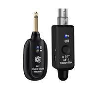 Generic Guitarra Inalámbrica Inalámbrica, Receptor Transmisor Micrófono Xlr Pérdida Cero 24 Bits 48kHz 2.4Ghz Frecuencia 100 Pies 10 H para bajo de Guitarra