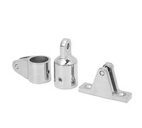 Generic Hardware del Dosel de la Embarcación, 12 Pcs 3 BoN Bimini Top Accessory Hardware de Soporte de Bisagra para Bimini Top Jaw Slide Edtom Kit
