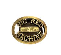 Generic Hebilla Support 81 Cuña Italy Hells Angels Mc Big Red Machine, bronce, Talla única
