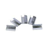 Generic Hebillas de Flejado de Acero Galvanizado para Correa de Pet de 16 Mm - Paquete de 200 Sellos de Embalaje Seguros