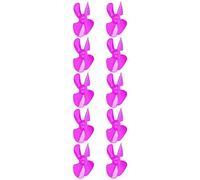 Generic Hélice Colorida de 40 Mm y 4 Palas para Modelo de Coche con Mando a Distancia, Diseño Ligero, 10 Unidades (Rosa roja)