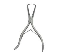 Generic Herramentadora de alicates de alicates de sellado de aluminio de peinado, herramienta de peinado para eliminar micro anillos, salón de abridor de, Plata