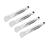 Generic Herramienta Cosmética de Doble Extremo Duradera del de Cepillos de la Mascarilla Suave del Silicón para Hidratar la Piel