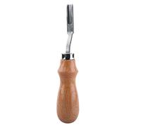 Generic Herramienta de Borde Biselador con de Madera Maciza para Artesanía en Cuero, Perfecta para Uso Profesional y Aficionado, Filo Duradero y Afilado