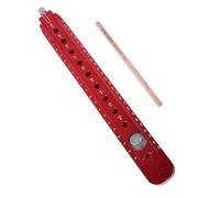 Generic Herramienta de Brújula para Carpintería de Aleación de Aluminio con Escala Clara para Dibujar y Trazar Fácilmente el para Decoradores del Hogar y Aficionados (Tamaño grande 3,8x7,8 cm)
