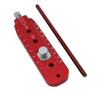 Generic Herramienta de Brújula para Carpintería de Aleación de Aluminio con Escala Clara para Dibujar y Trazar Fácilmente el para Decoradores del Hogar y Aficionados (talla pequeña)