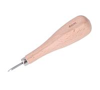Generic Herramienta de Costura de Punzón de Cuero Rombo para Perforar Agujeros, de Madera de Haya de 4 Mm con Alta Dureza para Manualidades de Cuero