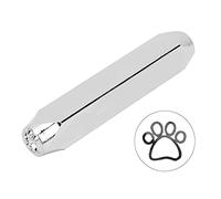 Generic Herramienta de Estampado de Punzón de Acero Al Carbono para Joyería, Artesanías de Cuero y Madera, Tamaño de 6mm y 1/4 Pulgadas (#6)
