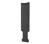 Generic Herramienta de Estilismo para Peluquería, Peine Redondo con Dientes, Placa Ligera para Teñir el Cabello, Previene Manchas, 3 Tamaños (L Negro)