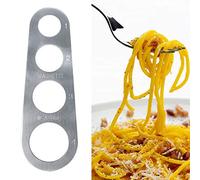 Generic Herramienta de Medición de Espagueti, Herramientas de Pasta de Medición con Bucle Colgante Medidor de Espagueti de Acero Inoxidable para Cocinas de Hogar o Restaurantes Profesionales