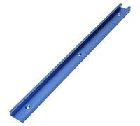 Generic Herramienta de Plantilla de Guía de Inglete con Ranura en T de Aleación de Aluminio para Carpintería, Tamaño Azul Duradero de 400 Mm, Perfecta para Entusiastas del Bricolaje