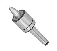 Generic Herramienta de Torno Centro Vivo de Ranura de MK2-1 de 60° de Acero de Alta Velocidad para Contrapunto de Carpintería, Precisión de 0,01 Mm, para Tornos, Carpintería