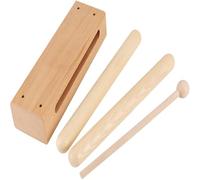 Generic Herramienta Didáctica con Bloques de Madera para Niños Y Adultos, Instrumento de Percusión Manual de Madera.