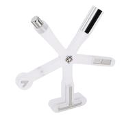 Generic Herramienta Magnética para Uñas de Ojo de Gato 8 en 1, Diseño Innovador de Estrella de Mar para Entusiastas del Arte de Uñas, Cubierta de Silicona, 1 Unidad (WHITE)