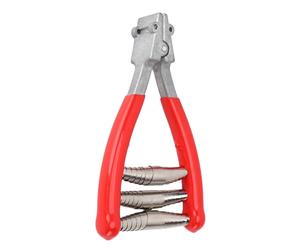 Generic Herramienta para Encordar Raquetas de Bádminton de Primera Calidad con Construcción de Acero y 3 Resortes para un Fácil Control de la Tensión en Equipos Deportivos (Rojo)