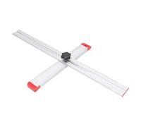 Generic Herramienta T-Cuadrado de Paneles de Yeso Ajustables, Regla de Posicionamiento de Perforación de 60 Cm, Aluminio Múltiple ángulo Múltiple Gabinete de Gabinete de la Regla de
