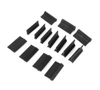 Generic Herramientas de Carpintería, 14 Uds., Bloque de Lijado, Alfombrilla de Papel de Lija de Goma para Pulir y Pulir, Negro Duradero