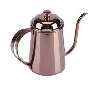 Generic Hervidor de café Premium de 650 Ml con Boquilla de Cuello de Cisne para Preparar y Servir té con Precisión (Oro rosa)
