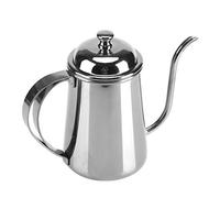 Generic Hervidor de café Premium de 650 Ml con Boquilla de Cuello de Cisne para Preparar y Servir té con Precisión (SILVER)