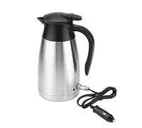 Generic Hervidor Eléctrico para Coche, Termos Eléctricos de Acero Inoxidable de 1000ML para Viajes, Material de Calidad Alimentaria 304 para Familias