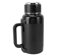 Generic Hervidor Eléctrico Portátil para Coche, Calentador Antiquemaduras Secas de Acero Inoxidable de 1500ML para Uso en Camiones