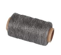 Generic Hilo Encerado 150D para Artesanía de Cuero Cosido a Mano, Hilo Duradero para Reparación de Zapatos DIY, 250 M, Color Caqui (gris oscuro)