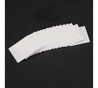 Generic Hoja Aislante de Cerámica de Alúmina 100 Piezas Almohadilla de Enfriamiento para Sistemas Aislantes de Orificios de 3,7 Mm 17 X 22 X 1 Mm para Minería de Carbón, Acero, Fundición, Química