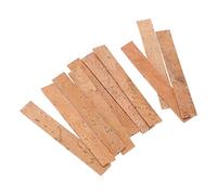 Generic Hoja de Corcho para Clarinete, 10 Uds., Alta Calidad, Suave y Duradera para Reemplazo de Juntas de Saxofón, Color Madera