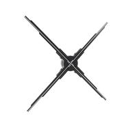 Generic Holographic 3D Hologram Fan 2500X640 LED Fan Holográfico para Tiendas de Publicidad Empresarial, Admite WiFi y Control de Aplicaciones para Dispositivos (Enchufe de la UE)