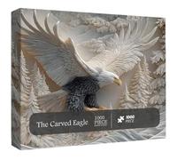 Generic Home Decor - Rompecabezas de águila tallada de 1000 piezas | Juego de arte Majestic Bald Challenging para adultos, familia, decoración del hogar