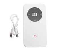 Generic Hotspot Móvil de Alta Velocidad 5G WiFi 6 para Viajes en Streaming sin Interrupciones 16 Dispositivos Blanco